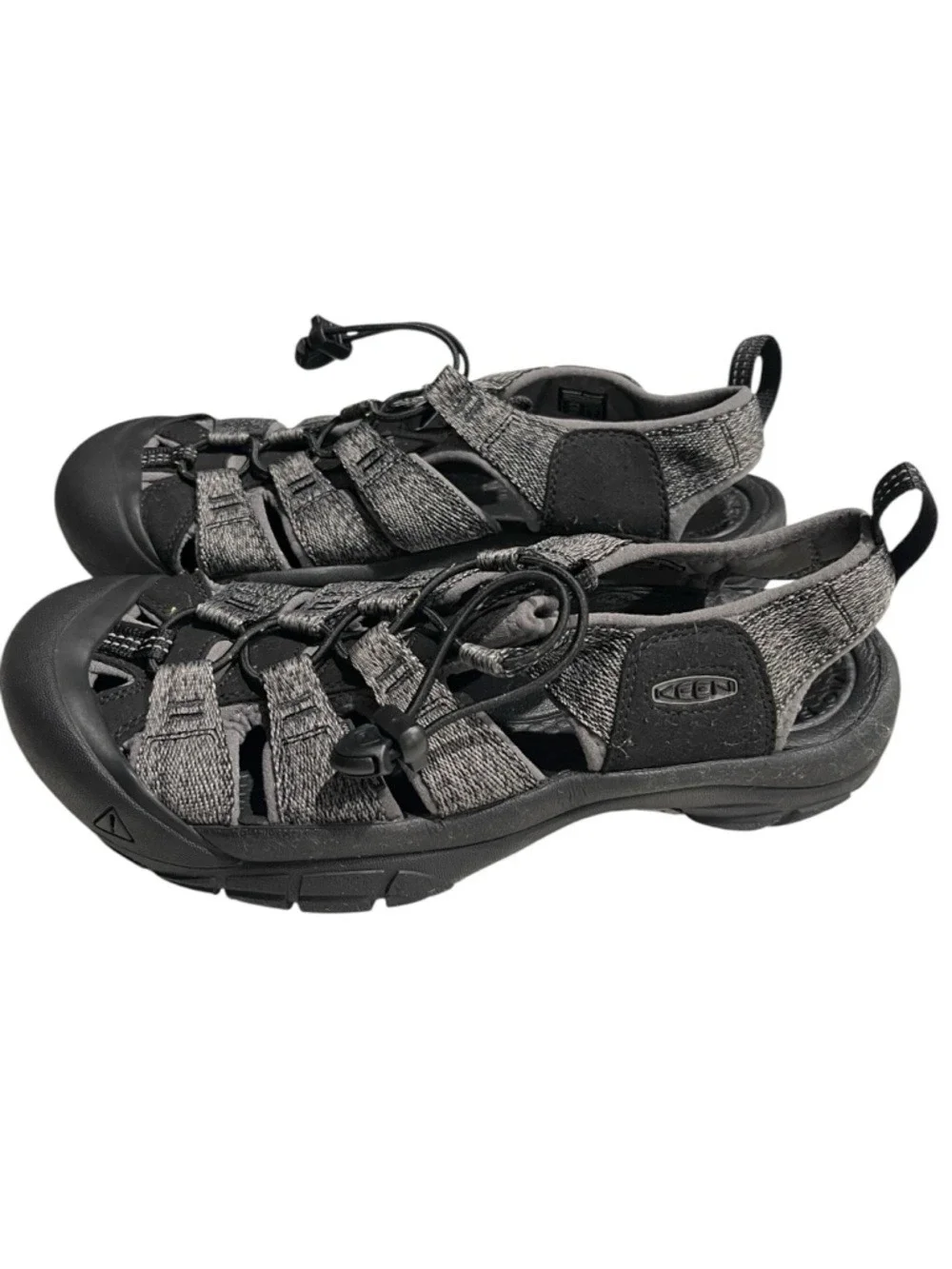 Keen Men’s Newport H2 Sandal Water And Hiker SZ 9 Black Steel Grey